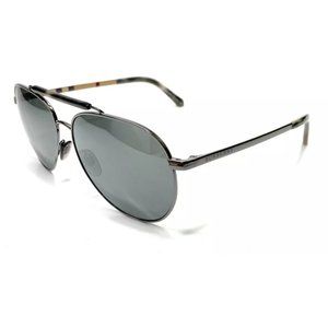 Burberry Men's Gunmetal Aviator Sunglasses!